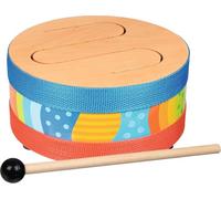Goki - Wooden Tongue Drum Instrument Accessories for Children, Colour (Multicolor) (61888)