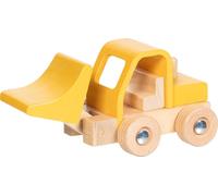 Goki wooden toy wheel loader for children - durable and safe