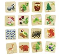 Goki Woodland Life Memo Game Matching Pairs Memory Activity Childrens Kids Toy