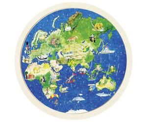 Goki World Puzzle Circle Globe Earth Learn Geography Educational Childrens Toy