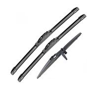 GoKoHe Front and Rear Windshield Wiper Blades (pack of 3pcs) for Toyota 4Runner 2010-2022 24" + 20" Front Windscreen wiper and 12" Rear Wiper Blade