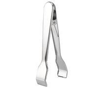Gokoti 2 Pcs Stainless Steel Ice Tongs with Sawteeth for Ice Bucket Ice Sugar Cubes Coffee Bar Food Serving
