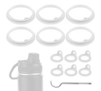 Goktvai 12pcs Silicone Water Bottle Gasket Replacement for TAKEYA Actives, Durable Sealing O-Ring Replacement with Hook Water Bottle Accessories for TAKEYA Actives 18/22/24/32/40 oz