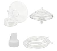 Goktvai 24mm Flange Breast Pump Replacement Parts Compatible with Spectra S1/S2/9 Plus/Synergy Gold, Complete Accessory Inserts Kit with Duckbill Valve Tube & Backflow Protector