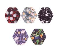 Goktvai 25pcs Sensor Covers for Libre 2/3, Halloween Print Style Sensor Stickers Waterproof and Sweatproof CGM Monitor Adhesive Patches for Libre Over Patch Accessories (5 Styles)