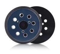 Goktvai 2pcs 5in/12mm 8 Hole Orbital Sander Pads Replacement, Hook and Loop Sanding Pad Part with 3 Screw Holes Compatible with Porter Cable Makita Orbital Sander BO5041K BO5031K BO5010 BO5030K