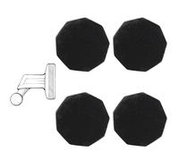 Goktvai 4pcs Magnetic Dash Cam Adhesive Metal Piece, Strong Windshield Magnet Sticky Replacement for 45/46/47/55/56/57/65W/66W/67W/Tandem/Speak Plus Dash Camera Mount Accessories