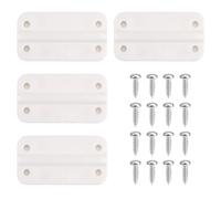 Goktvai 4pcs Plastic Cooler Hinges for Igloo 50-165 QT, 2.32x1.26 Inch Freezer Hinges with 16 Screws Replacement Parts Camping Coolers Accessories for Igloo Fridge