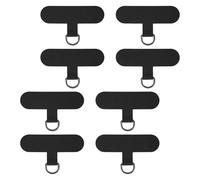 Goktvai 8pcs Phone Tether Tabs, Adhesive-Free Phone Lanyard Strap Secure Anti-Drop Design Ultra Thin Cellphone Lanyard Patches Compatible with iPhone Samsung & Most Smartphones