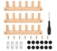 Goktvai Chunky Yarn Loom Kit, 35.4 Inch/ 90cm Thick Wooden Chunky Knitting Blanket Loom Tool Durable Crochet Knitting Tool Set for Beginners Craft Enthusiasts Gift