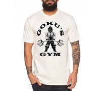Goku Golds Men's T-Shirt One Goku Dragon Master Son Ball Vegeta Turtle Roshi Piece Golds Db, Farbe2:Natur;Größe2:Large