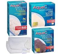 Gokul Brands AquaClear 50 HOB Maintenance & Replacement Filter Media Kit, Including Gokul Brands Mesh Bags(AquaClear Activated Carbon, BioMax Media, Filter Foam Insert)