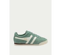 Gola Apollo Suede Lace Up Trainers Green Mix