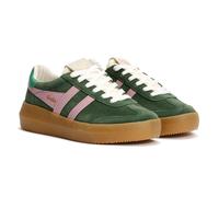 Gola Athena Suede Women's Evergreen/Candy/Jade Trainers UK 4