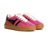 Gola Athena Suede Women's Fuchsia/Black/Evergreen Trainers UK 4