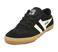 Gola Badminton Mens Casual Trainers in Black White - 7 UK