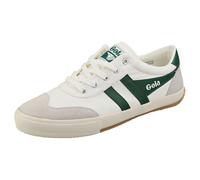 Gola Badminton Mens Casual Trainers in Off White Green - 7 UK