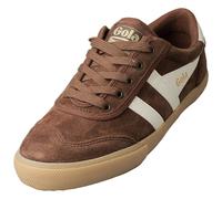 (8) Gola Badminton Womens Casual Trainers in Dark Brown