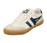Gola Badminton Womens Casual Trainers in Off White Navy - 4 UK