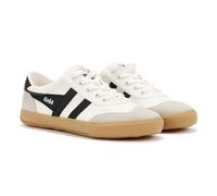 Gola Badminton Womens Casual Trainers in Off White Black - 8 UK