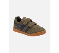 Gola Boy's Harrier Riptape Kids Trainers - Brown - Size: 12 years/12