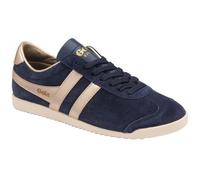 Gola Bullet Pearl Womens Ladies Navy Gold Retro Trainers Shoes Size 4-8