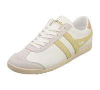 Gola Bullet Pure Womens Fashion Trainers in White Lemon - 5 UK