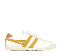 Gola Bullet Pure Womens Fashion Trainers in White Yellow - 5 UK