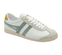 Gola Bullet Pure Womens Ladies White Green Retro Trainers Shoes Size 4-8
