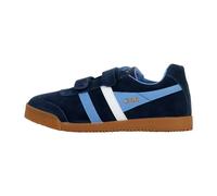 Gola Children's Harrier Strap Sneakers, Navy Blue White, 14 UK