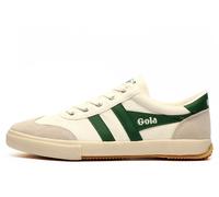 Gola Classics Badminton Men's Plimsoll | Plimsolls | Off White / Green | UK Size 11