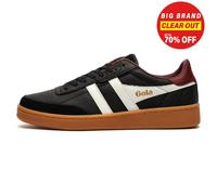 Gola Classics Contact Leather Mens Trainers Casual Retro Classic Sneaker Black