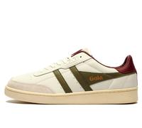 Gola Classics Contact Leather Men's Trainers Size: 1 Colour : White / Khaki / Burgundy