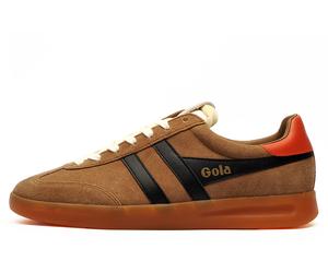 Gola Classics Cyclone Suede Men's Trainers Size: 8 Colour : Tobacco / Black / Rust