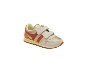 Gola Classics 'Daytona Blaze' Kids Strap Trainers in Gold | Size: Infant 12 Gola Classics Gold Infant 12