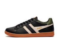 Gola Classics Equipe II Leather Mens Casual Retro Vintage Trainers Black
