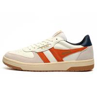 Gola Classics Hawk Leather Men's | White / Orange / Navy | UK Size 8