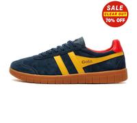 Gola Classics Hurricane Suede Mens Trainers Retro Leather Vintage Sneakers Navy