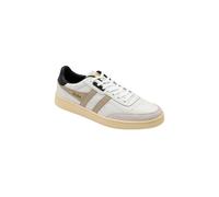 Gola Classics Men's 'Contact Leather' Lace-Up Trainers in White | Size: 9 Gola Classics White 9
