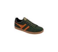 Gola Classics Men's 'Equipe Suede II' Suede Lace-Up Trainers in Khaki | Size: 6 Gola Classics Khaki 6