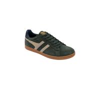 Gola Classics Men's 'Equipe Suede II' Suede Lace-Up Trainers in Khaki | Size: 8 Gola Classics Khaki 8