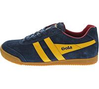 Gola Men's Harrier Suede Low-Top Sneakers, Blue (Navy/Sun/Red Py), 7 UK (41 EU)