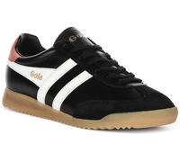 Gola Classics Torpedo Leather 80s Gum Sole Trainers Black White Mens UK 6 - 12