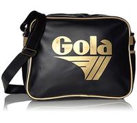 Gola Classics Unisex Adult Redford CUB901 Messenger Bag, Black (Black/Gold), One Size