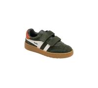 Gola Classics 'Viper Strap' Kids Suede Strap Trainers in Khaki | Size: 1 Gola Classics Khaki 1