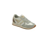Gola Classics Women's 'Daytona Blaze' Metallic Lace-Up Trainers in Silver | Size: 3 Gola Classics Silver 3