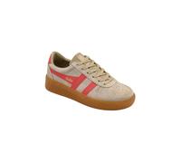 Gola Classics Women's 'Grandslam Suede' Lace-Up Trainers in Light Beige | Size: 6 Gola Classics Light Beige 6