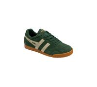 Gola Classics Women's 'Harrier Mirror' Suede Lace-Up Trainers in Green | Size: 4 Gola Classics Green 4