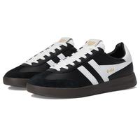 Gola Womens Black White Dark Gum Cyclone Leather Trainer