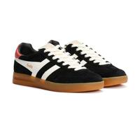 Gola Cyclone Suede Women's Black/Off White/Coral Trainers - UK 3